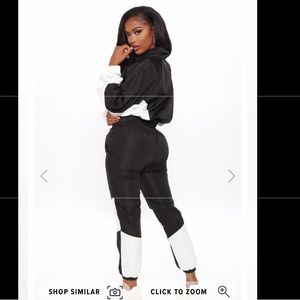 Windbreaker track suit fashion nova